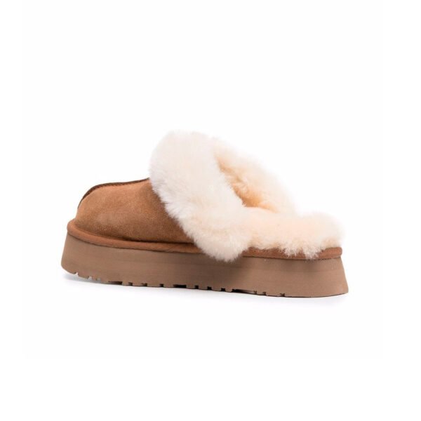 Arstore - UGG Disquette Platform Cammello in Montone Unisex - Camel