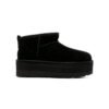 Arstore - UGG Stivaletto Classic Ultra Mini Platform Scamosciato Nero - Black