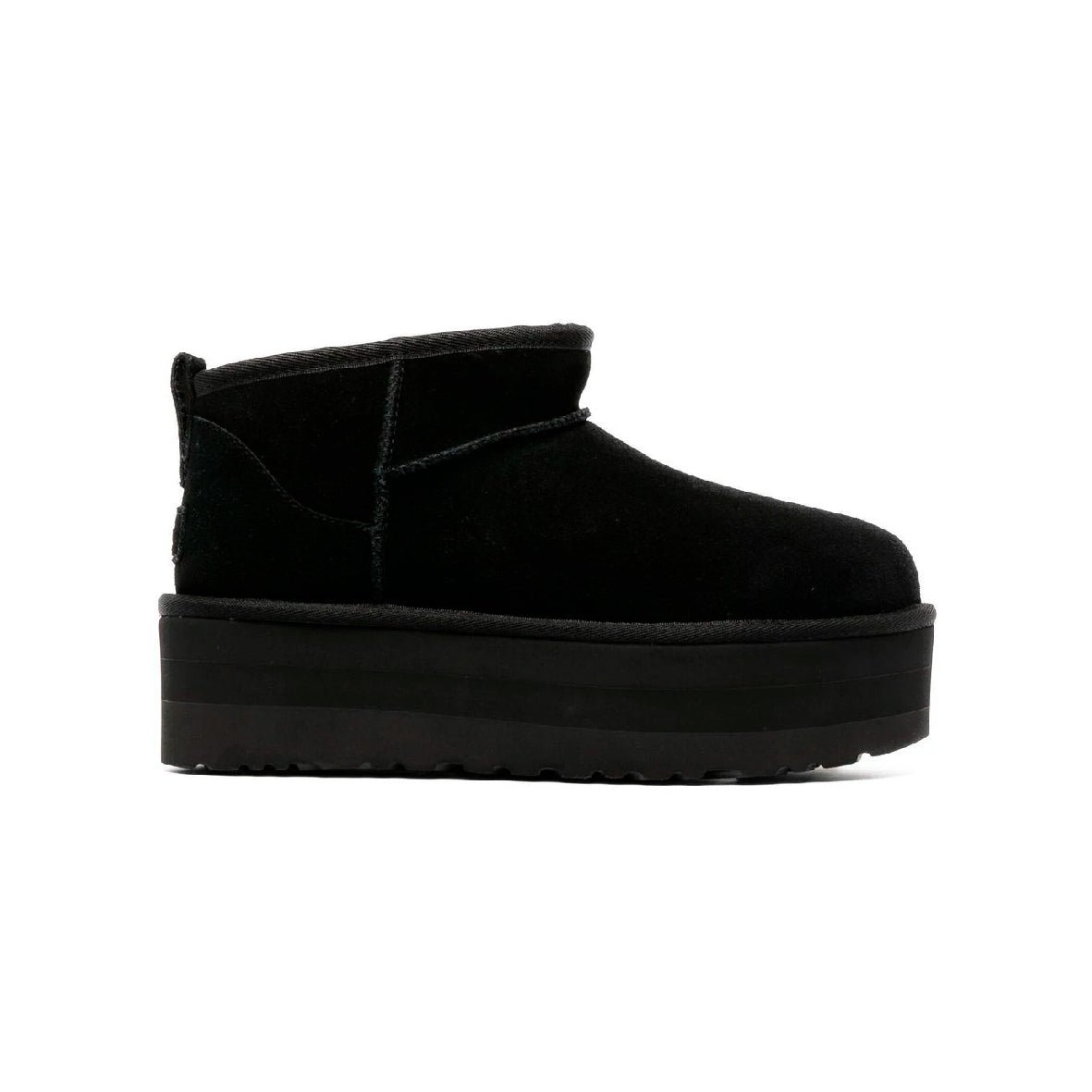 Arstore - UGG Stivaletto Classic Ultra Mini Platform Scamosciato Nero - Black