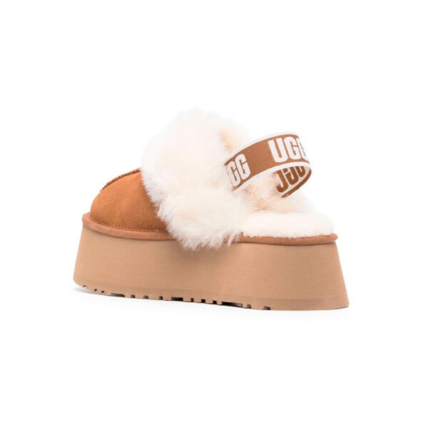 Arstore - UGG Funkette Ciabatta Platform Cammello Scamosciata Donna
