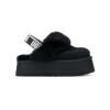 Arstore - Ugg Funkette Ciabatta Platform Nera da Donna - Black