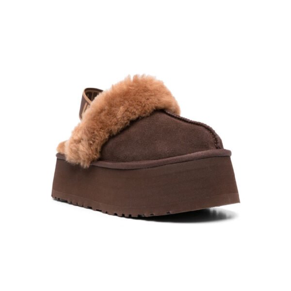 Arstore - UGG Ciabatta Funkette Platform Marrone Scamosciata - Brown