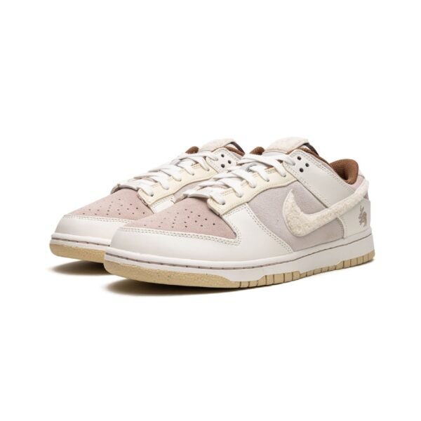 Arstore - Nike Dunk Low Retro PRM Year Of The Rabbit Fossil Stone Unisex Sneakers - Pietra Fossile - White