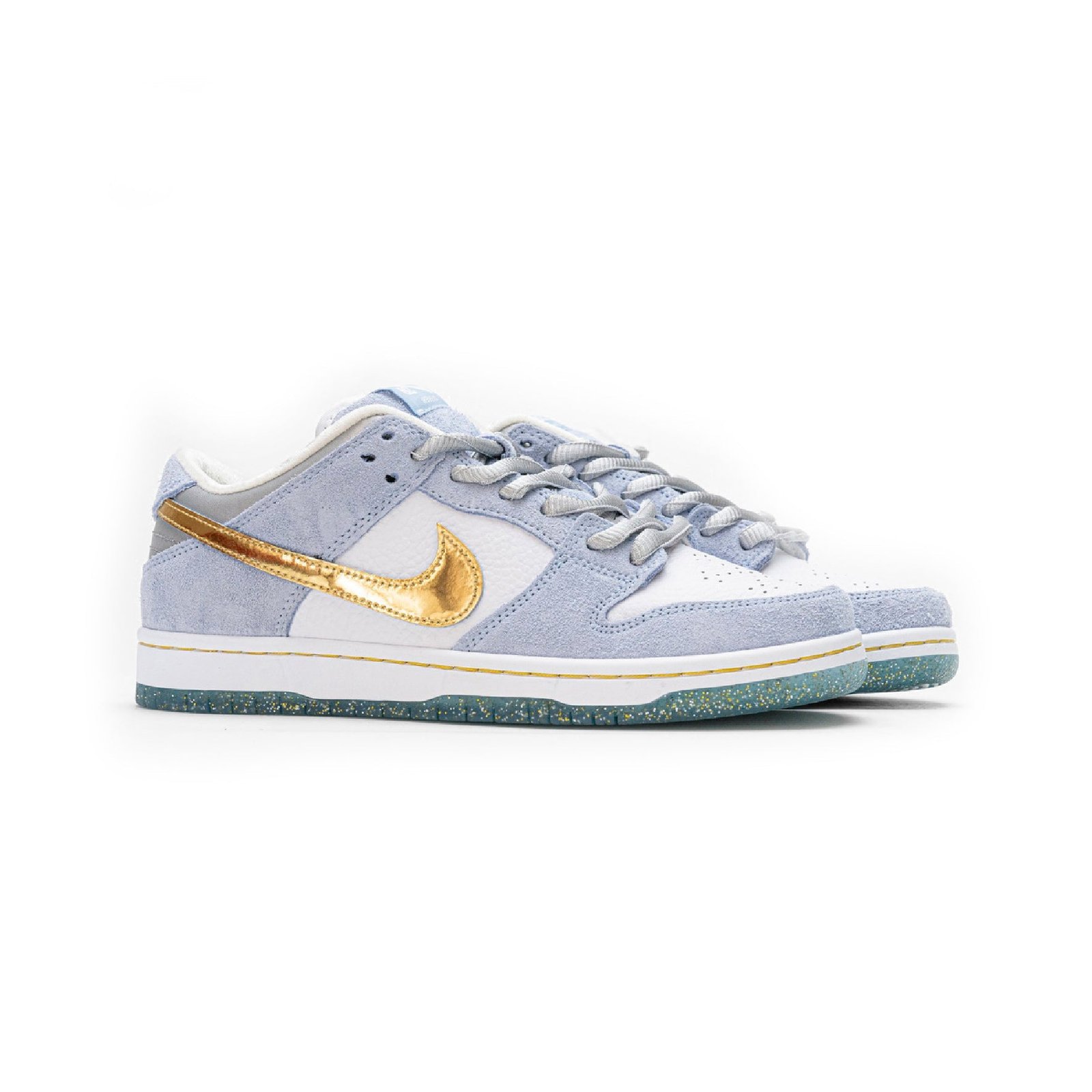 Arstore - Nike Dunk Low SB x Sean Cliver Blu Scamosciato Unisex Sneakers - blue