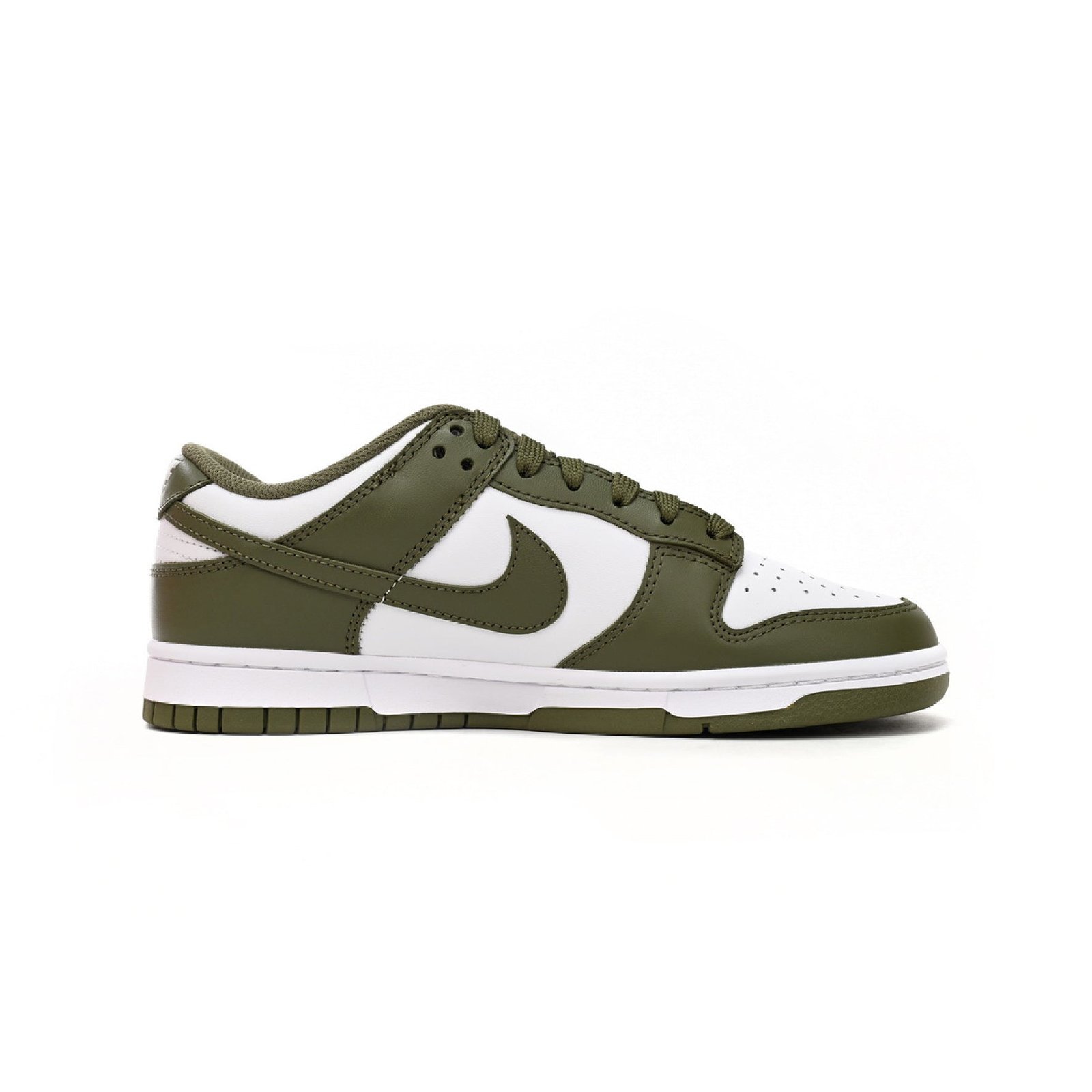 Arstore - Nike Dunk Low Bianco Verde Oliva Sparso Sneakers Unisex - White
