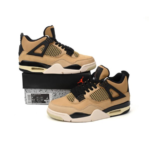 Arstore - Nike Air Jordan 4 Retro Fossil Sneakers Unisex