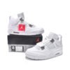 Arstore - Nike Air Jordan 4 Retro Pure Money Sneakers Unisex - Bianco
