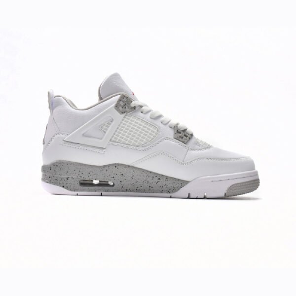 Arstore - Nike Air Jordan 4 White Oreo Sneakers Unisex - Bianco