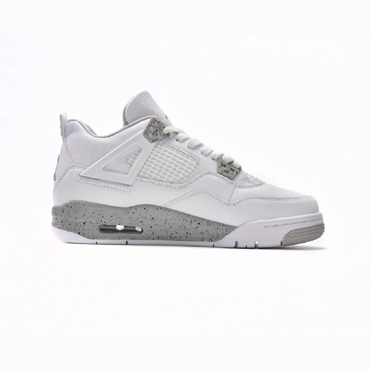 Arstore - Nike Air Jordan 4 White Oreo Sneakers Unisex - Bianco