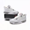 Arstore - Nike Air Jordan 4 White Oreo Sneakers Unisex - Bianco