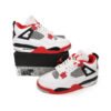 Arstore - Nike Air Jordan 4 Fire Red Unisex Sneakers - Rosso Fuoco