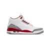 Arstore - Nike Air Jordan 3 Retro Cardinal Red Unisex Sneakers - Rosso Cardinale - Black