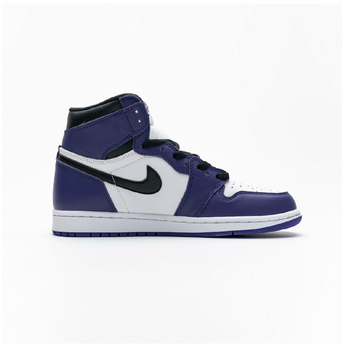 Arstore - Nike Air Jordan 1 High Retro Court Purple Sneakers Unisex - Bianco/Viola - White