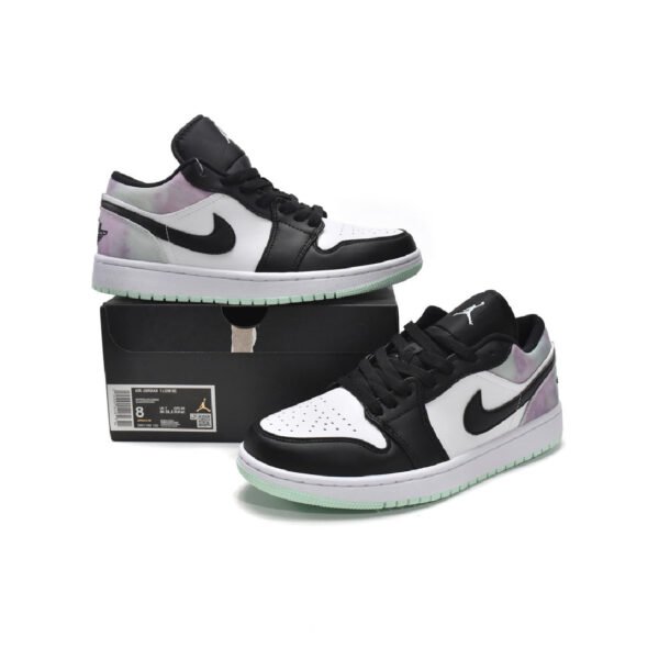Arstore - Nike Air Jordan 1 Low SE Tie Dye Unisex Sneakers - Nero - Black