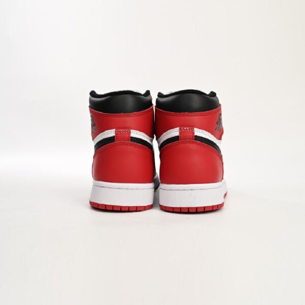 Arstore - Nike Air Jordan 1 Satin Black Toe Sneakers Unisex - Nero/Rosso