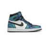 Arstore - Nike Air Jordan 1 Tie-Dye Unisex Sneakers - Nero Raso - Black