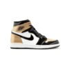 Arstore - Nike Air Jordan 1 High Gold Toe Unisex Sneakers - Nero/Oro/Bianco - White