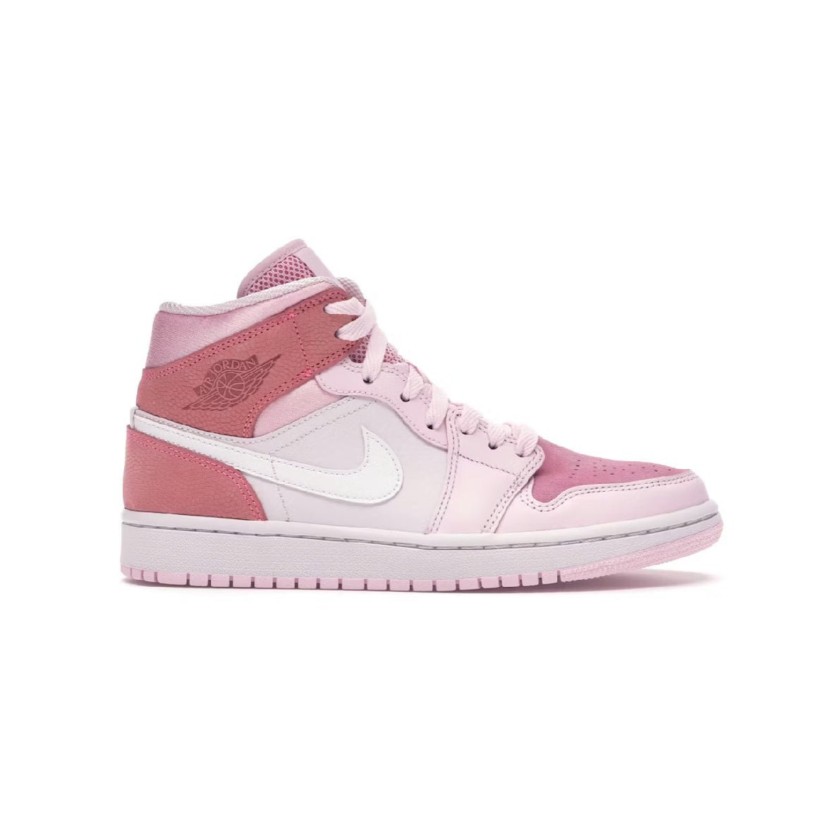 Arstore - Nike Air Jordan 1 Mid Digital Pink Sneakers Unisex