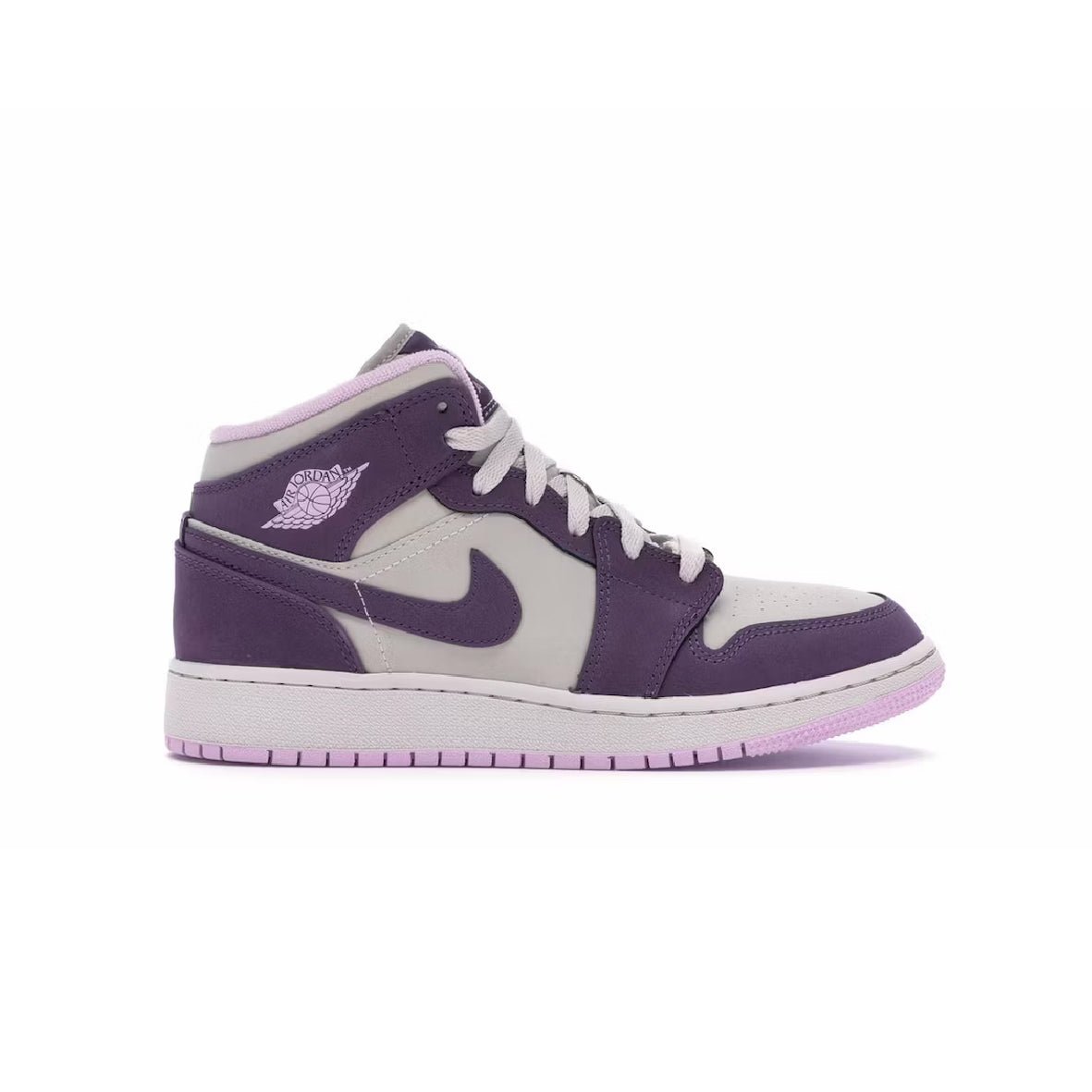 Arstore - Nike Air Jordan 1 Mid GS Pro Purple Sneakers da Bambino - Viola