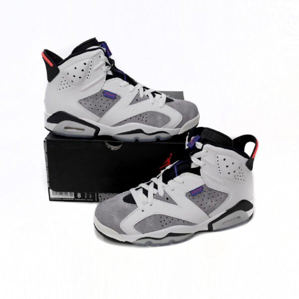 Arstore - Nike Air Jordan 6 Grayish Purple Unisex Sneakers - Viola Griglastro - Blue
