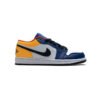 Arstore - Nike Air Jordan 1 Low Blu Giallo Arancione Unisex Sneakers - Red