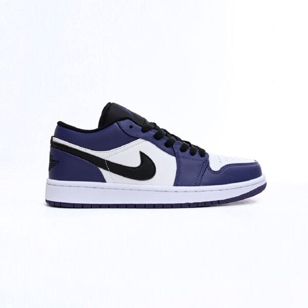 Arstore - Nike Air Jordan 1 Low Court Purple Unisex Sneakers - Bianco - White