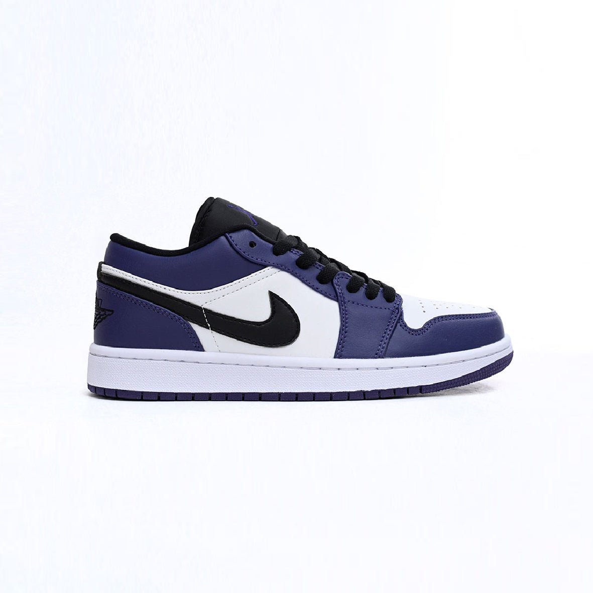 Arstore - Nike Air Jordan 1 Low Court Purple Unisex Sneakers - Bianco - White