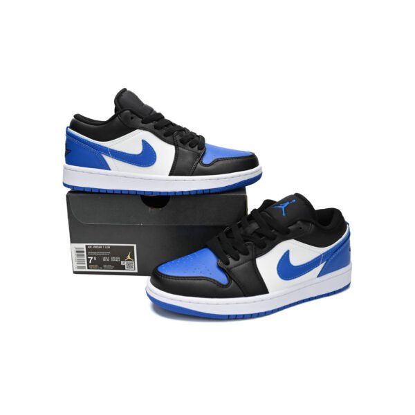 Arstore - Nike Air Jordan 1 Low Royal Toe Blu Reale/Nero Sneakers Unisex - Black
