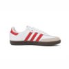 Arstore - Adidas Samba OG Bianche Rosse Unisex Sneakers - White