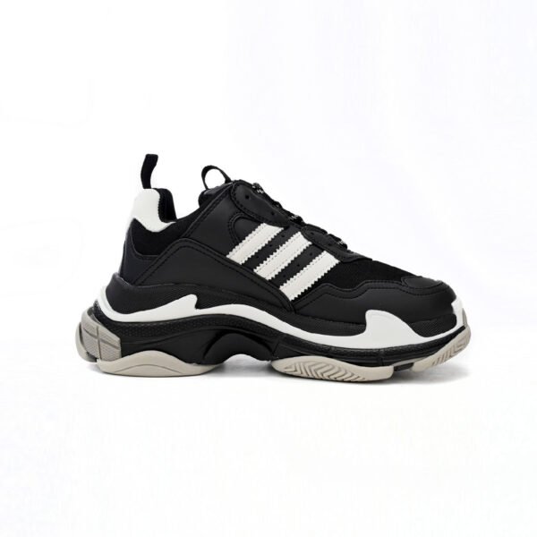 Arstore - Balenciaga x Adidas Triple S Nere Unisex Sneakers - Black
