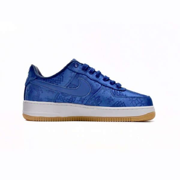 Arstore - Nike Air Force 1 Low x Clot Seta Blu Unisex Sneakers - Blue