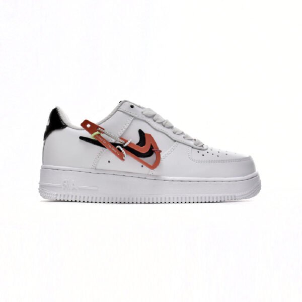 Arstore - Nike Air Force 1 Low Carabiner Swoosh Rosse Unisex Sneakers - Red