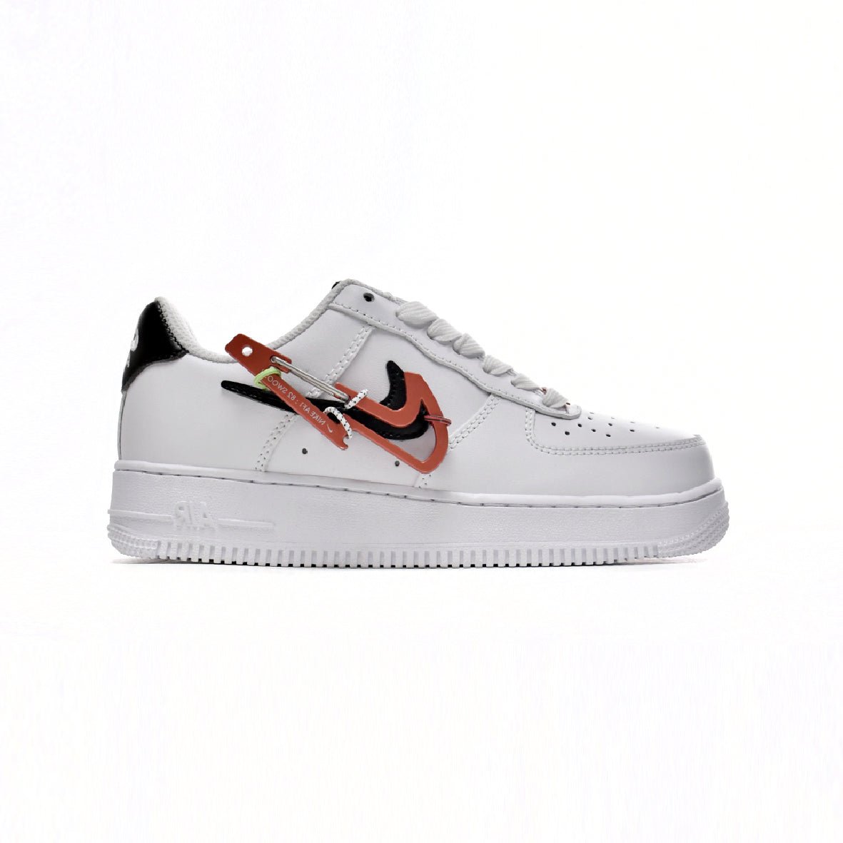 Arstore - Nike Air Force 1 Low Carabiner Swoosh Rosse Unisex Sneakers - Red