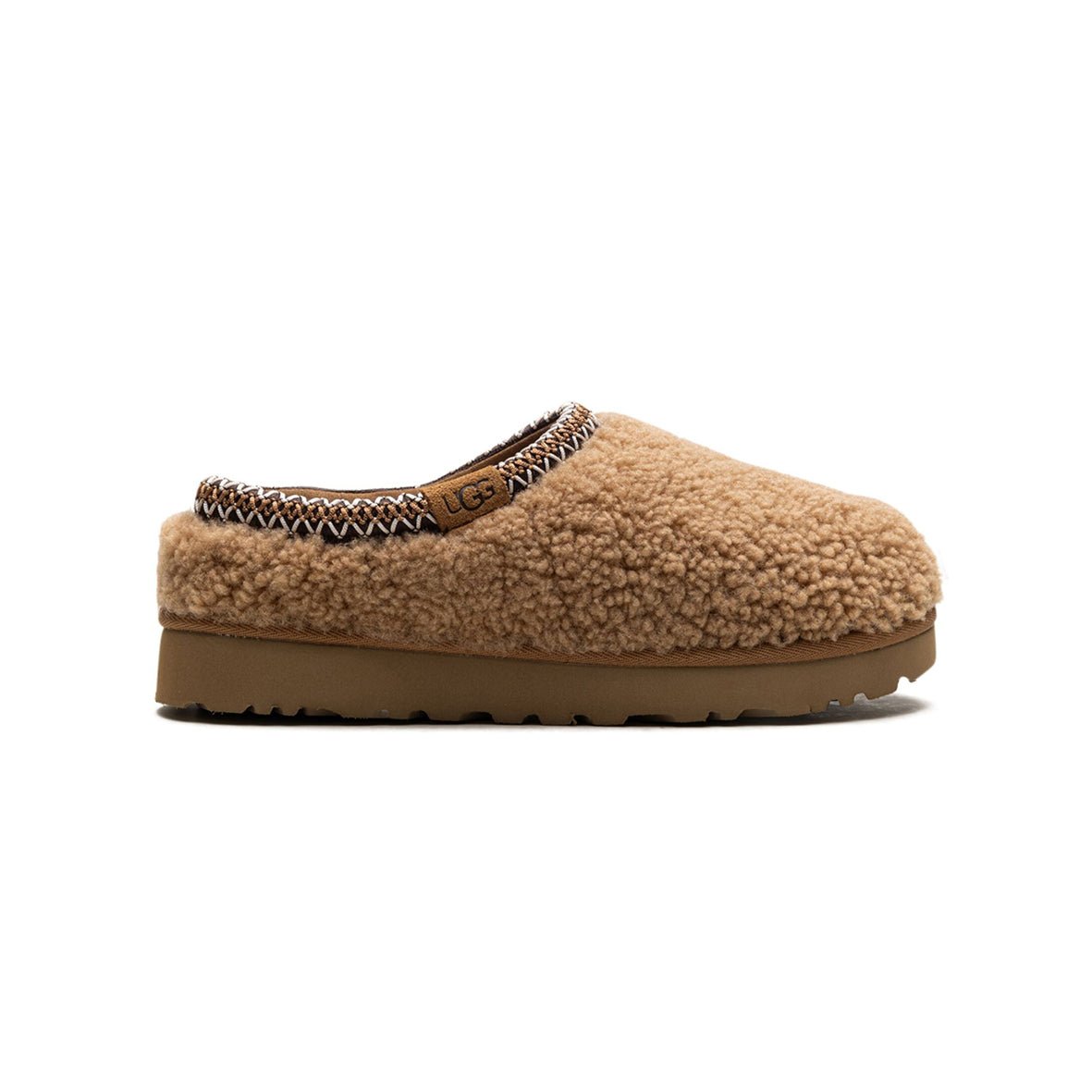 Arstore - Ugg Tasman Maxicurly Pantofola Scamosciata Castagna Unisex - Chestnut
