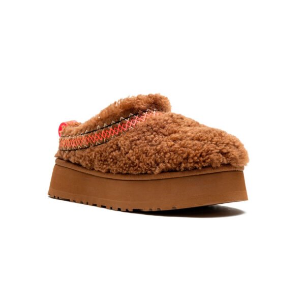 Arstore - UGG Tazz Heritage Braid Pantofola Platform Marrone Scamosciata - Brown