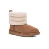 Arstore - UGG Classic Mini Fluff Quilted Boot Castagna Unisex Stivali - Brown