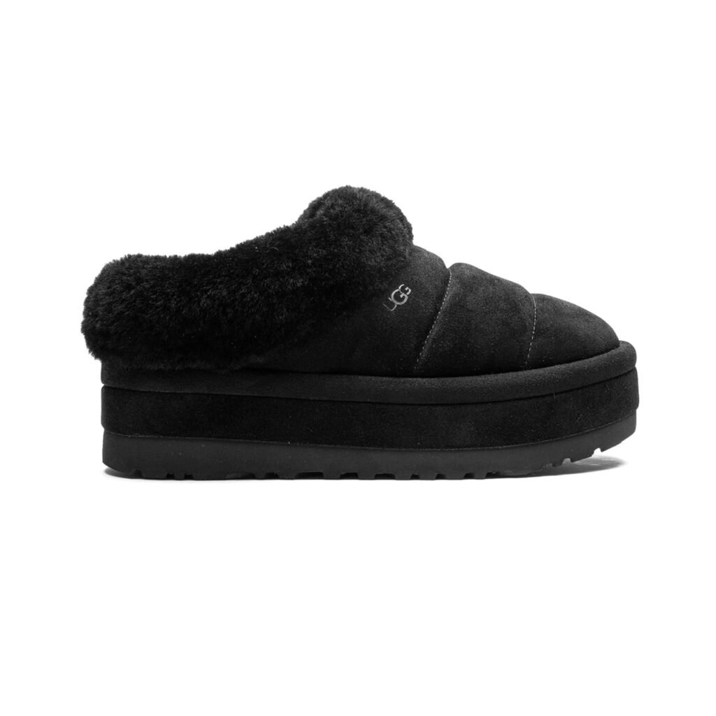 Arstore - UGG Tazzlita Pantofola Platform Scamosciata Nera Unisex - Black