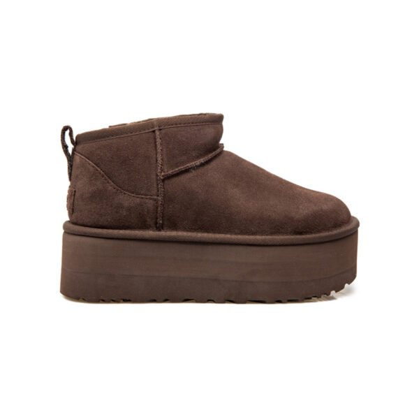 Arstore - UGG Stivaletto Classic Ultra Mini Platform Scamosciato Marrone - Brown