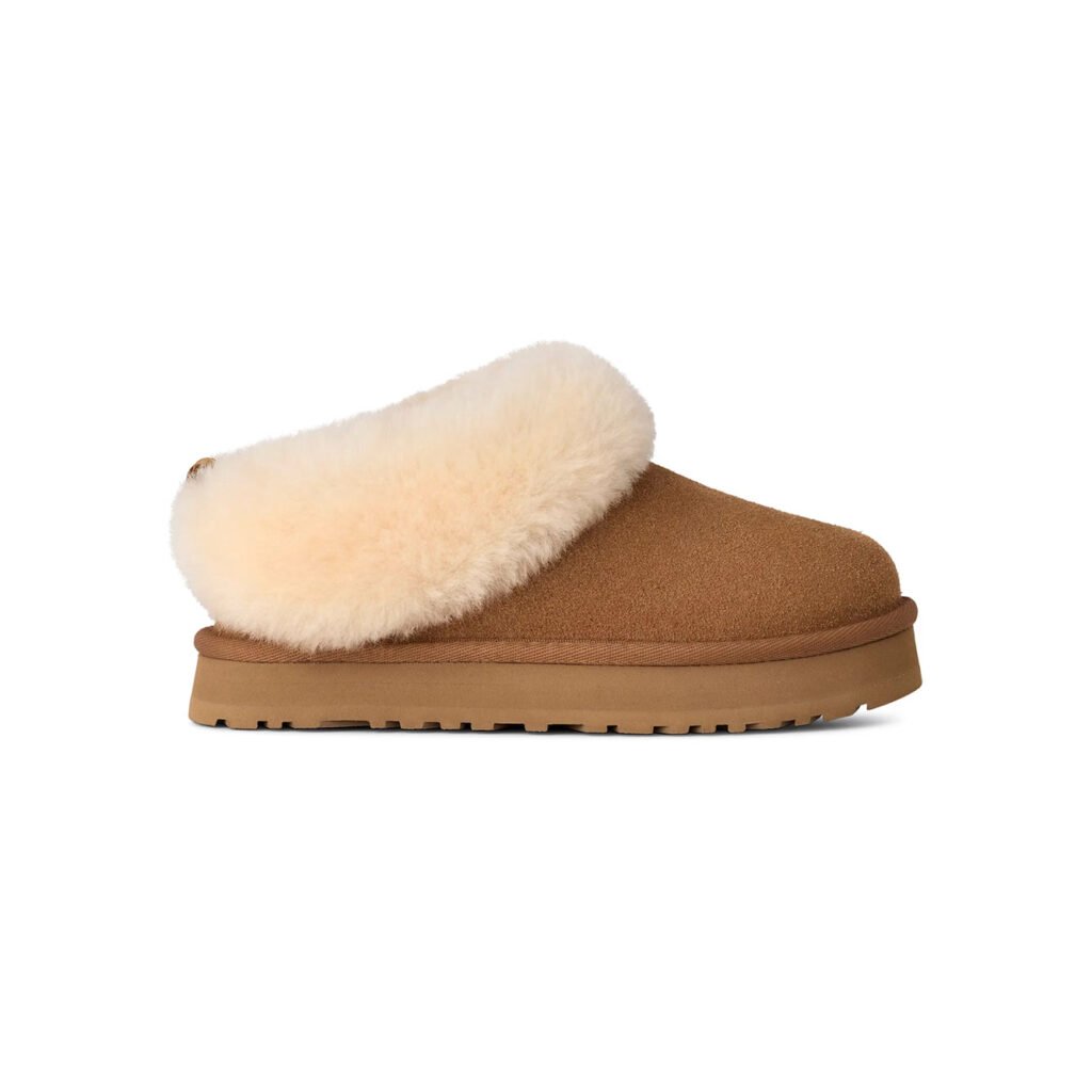 Arstore - UGG Tazzelle Pantofole Shearling Castagna Unisex - Chestnut