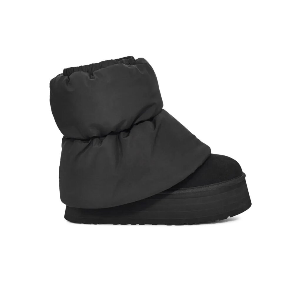 Arstore - UGG Unisex Stivaletto Mini Dipper Puffer Nero Sintetico - Black