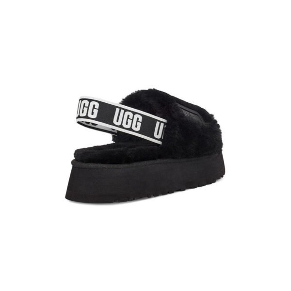 Arstore - UGG Ciabatte Disco Slide Nere in Pelliccia Sintetica Unisex - Black