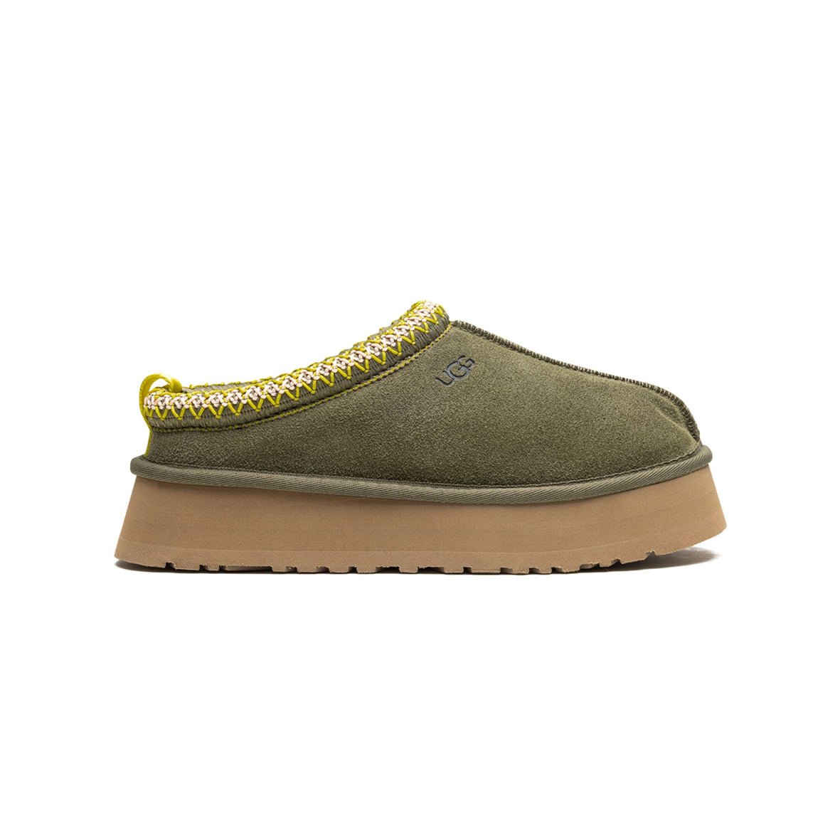 Arstore - UGG Tazz Pantofola Platform Verde Oliva Unisex - Green